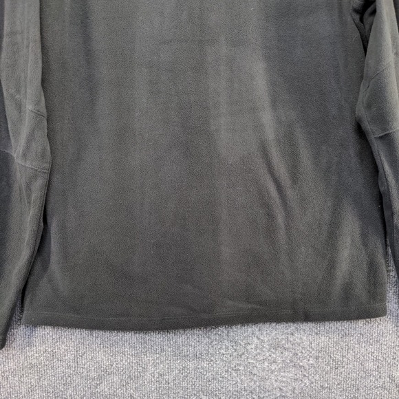 Eddie Bauer Men's Fleece Jacket Black Size M DHL Supervisory Academy Logo - Picture 4 of 13